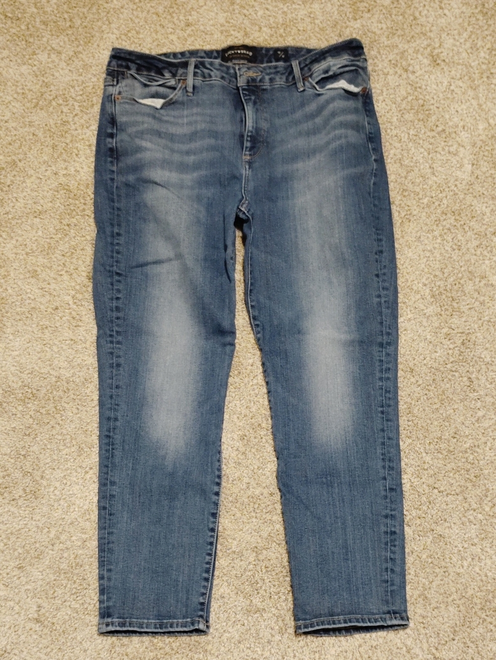 Lucky Brand Women's Skinny Jeans in Light Blue Wash
